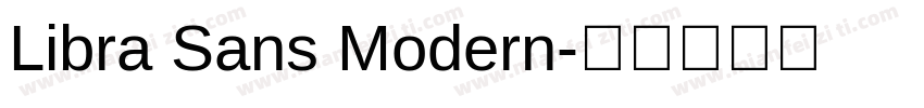 Libra Sans Modern字体转换